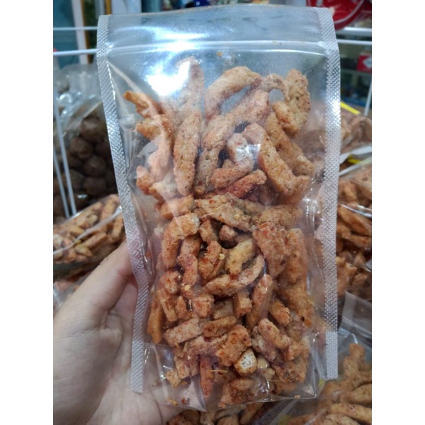 

basreng pedas dan original daun jeruk kemasan 100gram