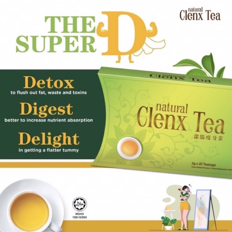 

CLENX TEA NH NATURAL DETOX 1PC EXP : 2026