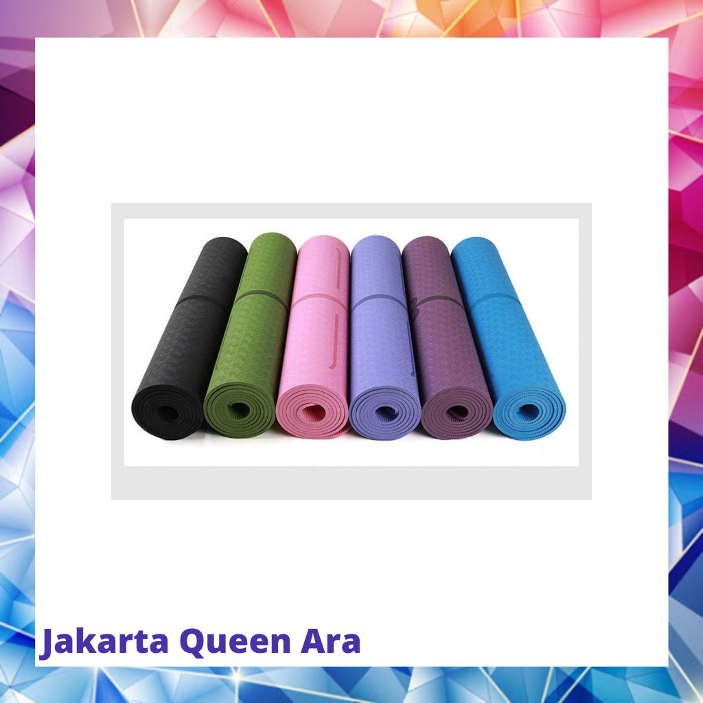 TaffSPORT Karpet Pilates Yoga Mat Anti Slip TPE 183 x 61 CM PROlite 6