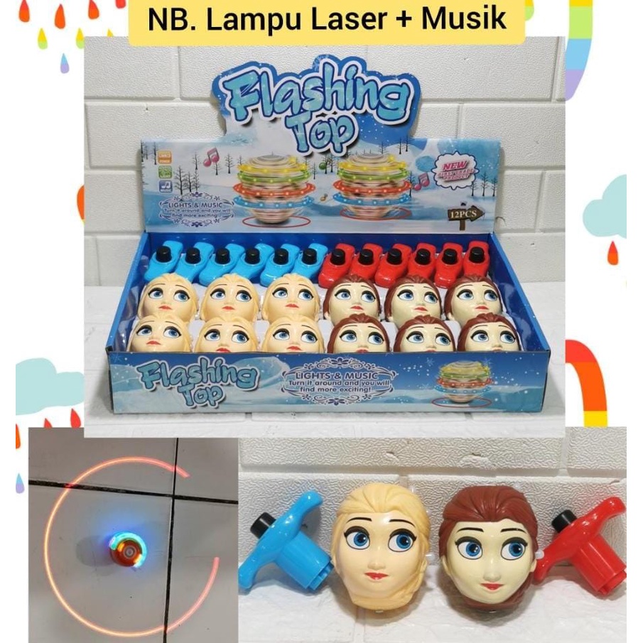 Gasing Bermacam karakter/Gasing Karakter Lampu&musik&Laser