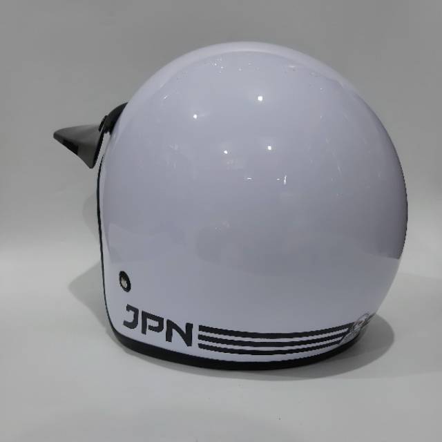 Helm Jpn Putih Topi Panjang