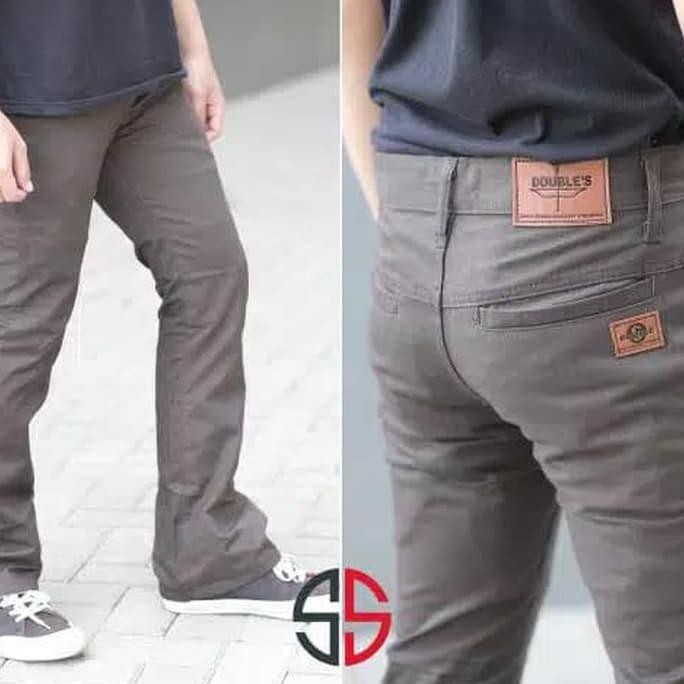 Pengiriman Cepat celana cutbray jeans celana panjang cutbray pria levis model cut bray - CREAM, 29