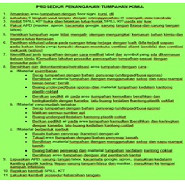 

Sticker Penanganan Tumpahan Kimia + laminasi