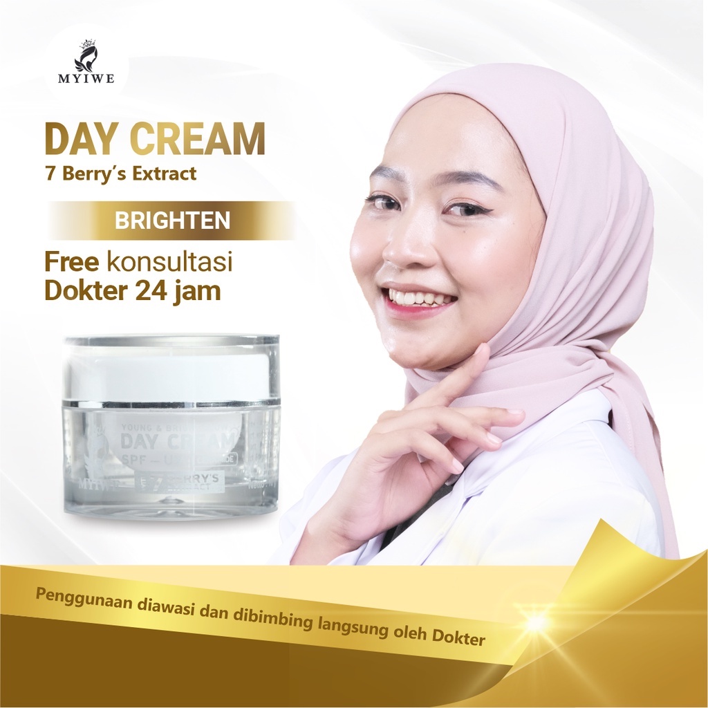 MYIWE Glow Day Cream - Krim Siang Pencerah Wajah Ber SPF 30