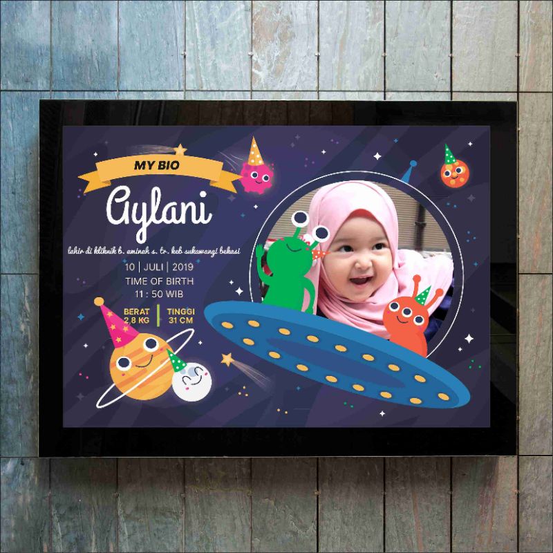 BIODATA ANAK / BAYI DAFTAR BAYI UNTUK KADO HADIAH (SOFT FILE)