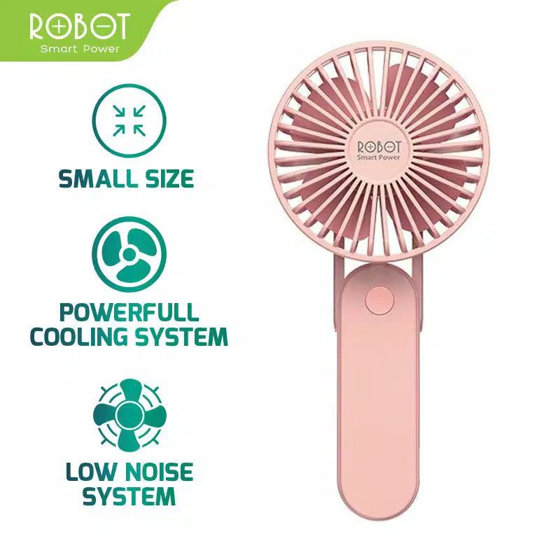 ROBOT RT-BF11 Portable Fan, Powerbank 2000mAh Mini Fan Kipas Angin Mini - Garansi Resmi 1 Tahun