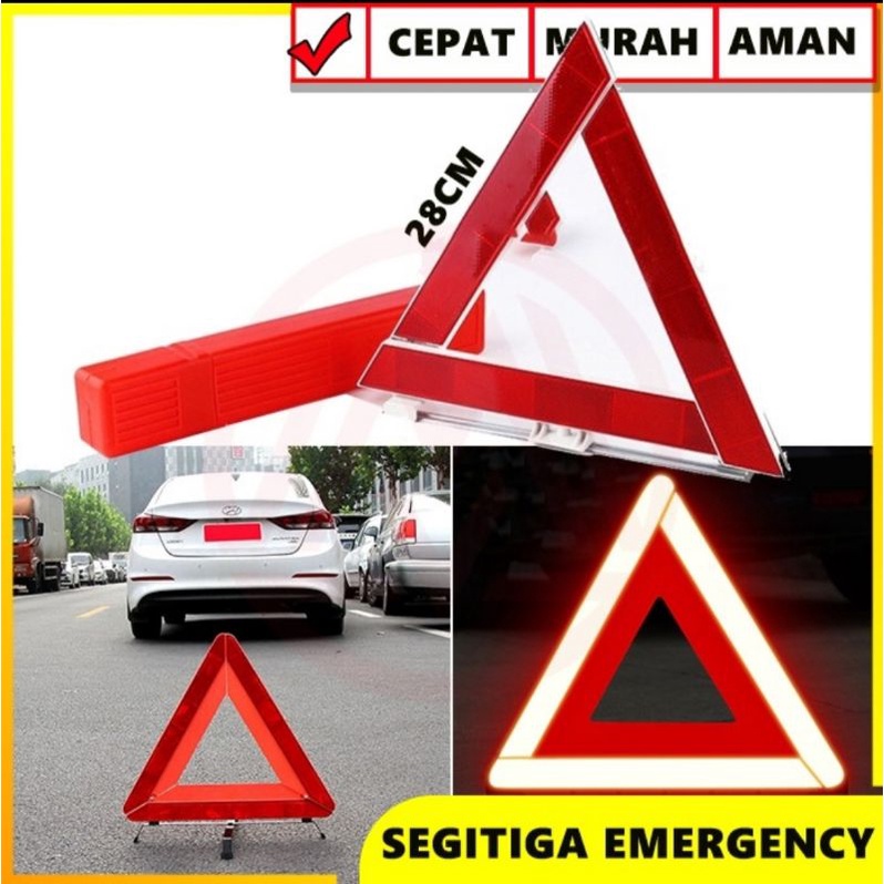 segitiga pengaman mobil