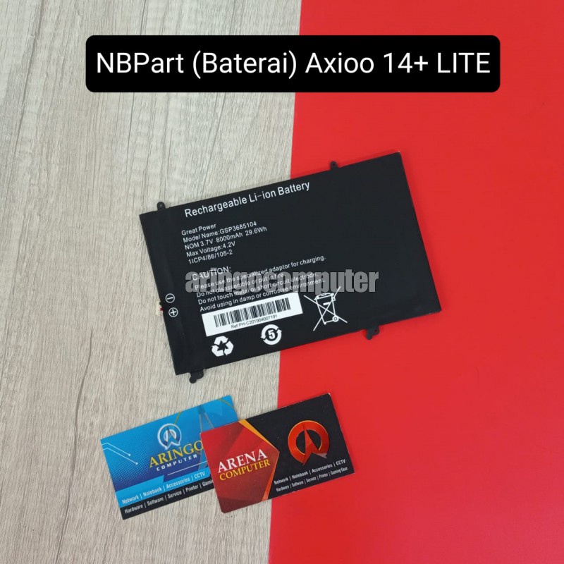 NBPart (Baterai) Axioo 14+ LITE