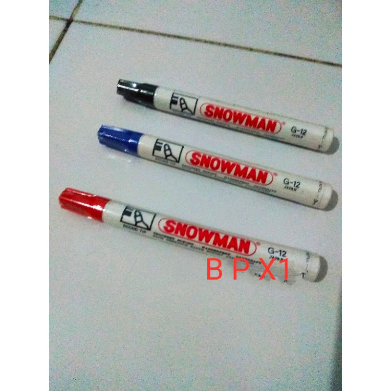 

Spidol Snowman Permanent Marker G-12