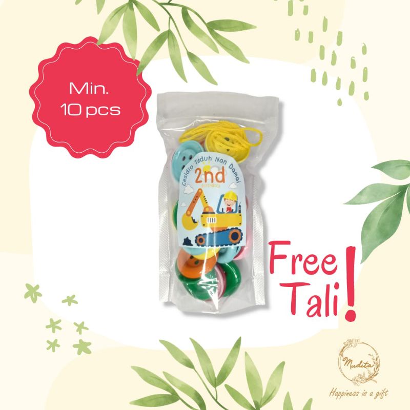 SOUVENIR ULANG TAHUN ANAK/BIRTHDAY SOUVENIR/SOUVENIR MURAH/SOUVENIR MAINAN MONTESSORI