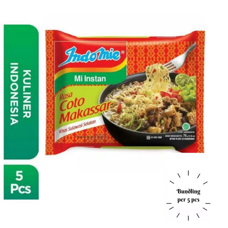 

Indomie Coto Makassar (5 Pcs)