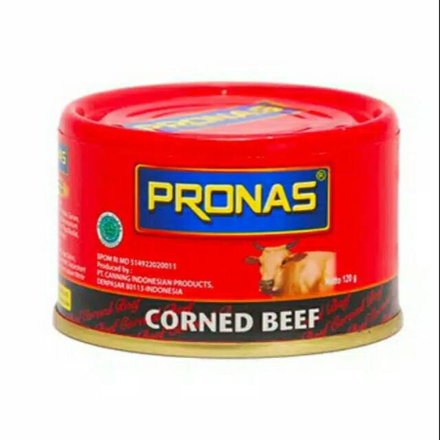 

Pronas Corned Beef 120gr - Daging Kaleng