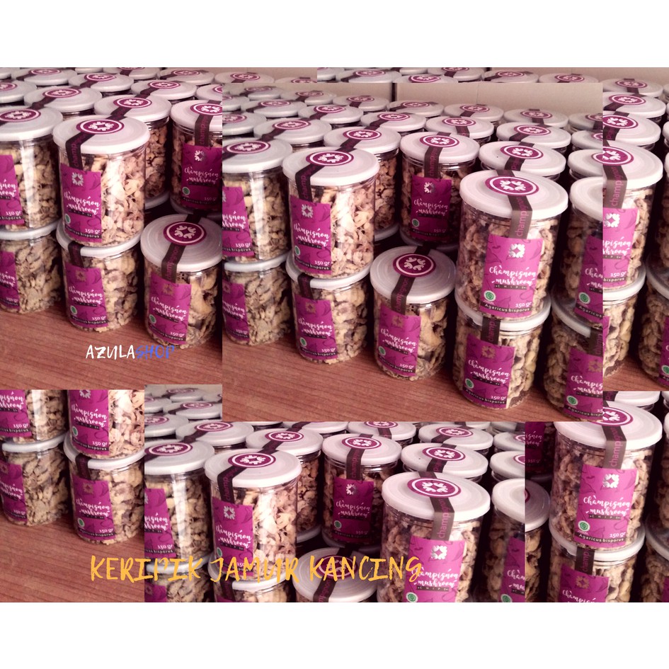 KERIPIK JAMUR / KRIPIK JAMUR KANCING JEJAMURAN