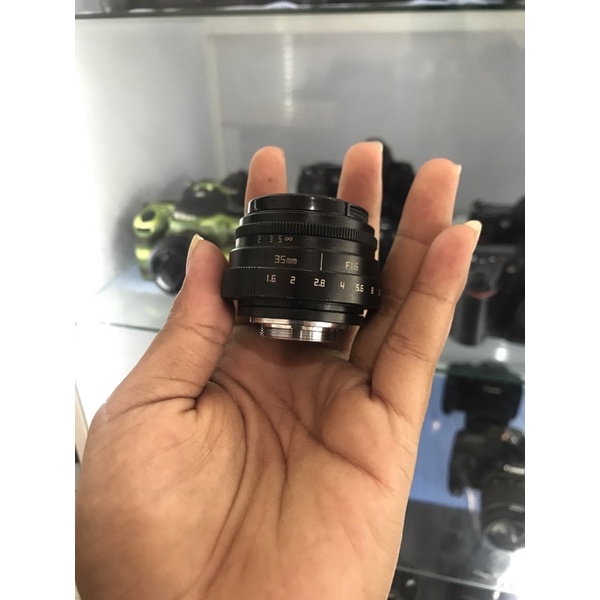 Lensa CCTV 35mm F1.6 manual fokus Mulus Normal TERMURAH DISHOPEE BUKAN 25mm 50mm 16mm 55mm 85mm