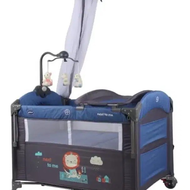 Miliki Pliko next to me baby bayi box B 828 LR B828LR 828LR - Biru Diskon