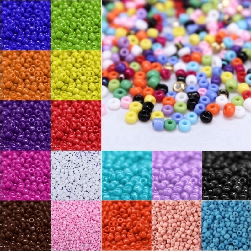 Diy Kalung Gelang Anting Membuat Perhiasan Perhiasan Aksesoris Pesona 1000 Pcs 2mm Warna-Warni Manik-Manik Biji Kaca Czech Mini