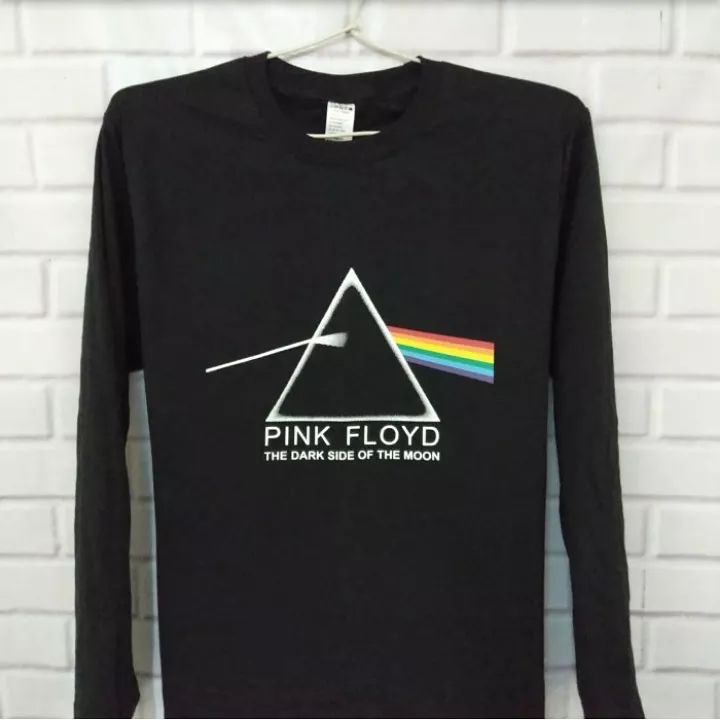 baju kaos tshirt musik metal pria wanita band pink floyd tangan panjang