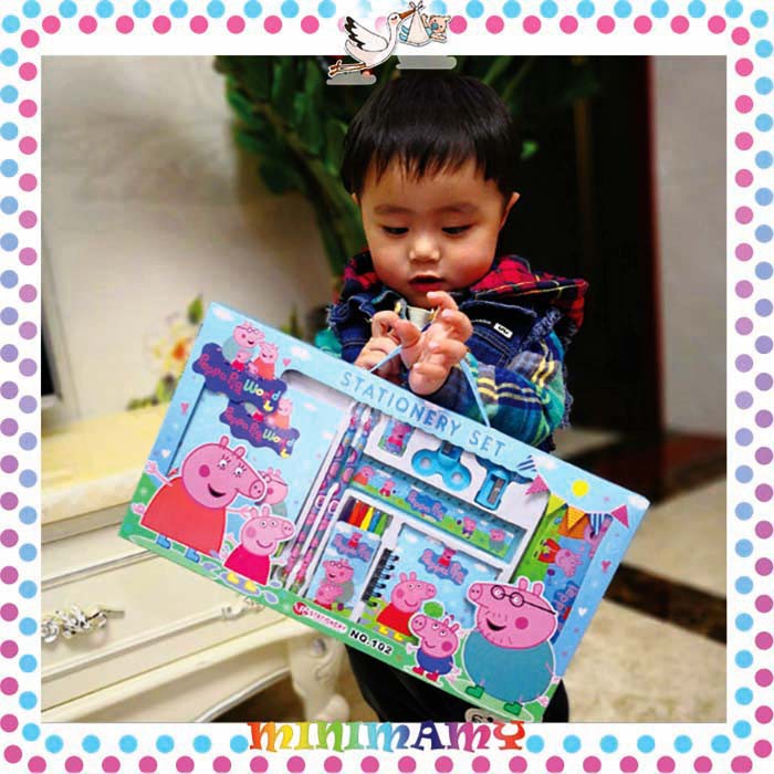 

F2babystore [1K5GPCS ❤SET BOX ALAT TULIS 14 IN 1 SET / SET KOTAK PENSIL / SOUVENIR ALAT