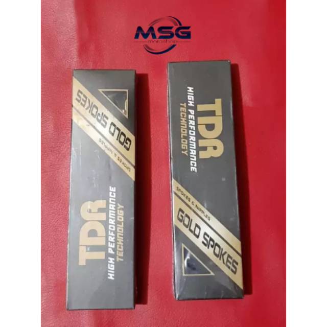 Jari-jari TDR gold 1 set ukuran 120 164 untuk Mio ring 17