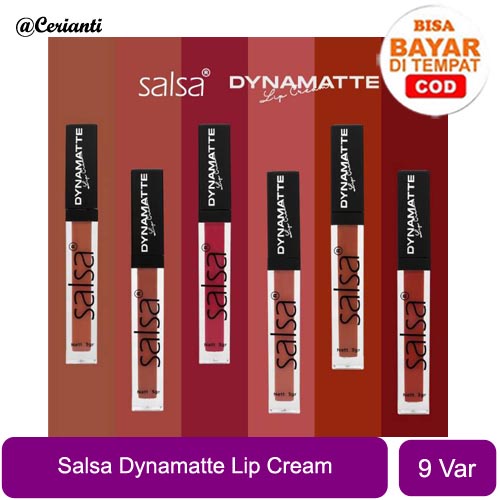 [TRANSPROOF] [BPOM] Salsa Dynamatte Lip Cream 5GR Lipcream_Cerianti