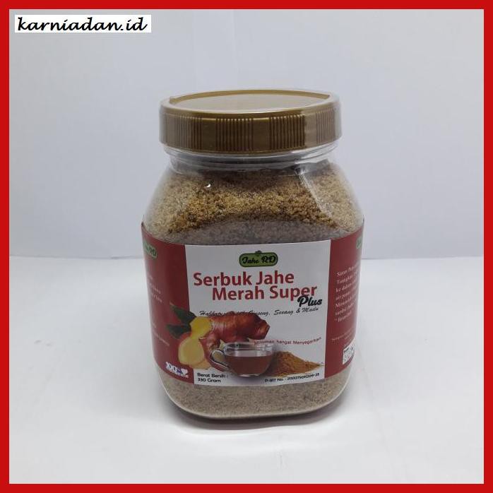 

lanoisidartdrink- jahe merah super rd toples serbuk 330 gram herbal -asliii-bngittt.