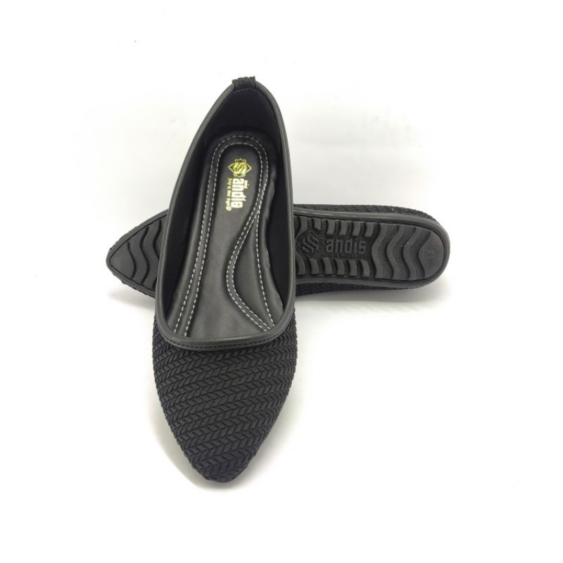 Sepatu Wanita Flatshoes Dixxi polos Andis AN01