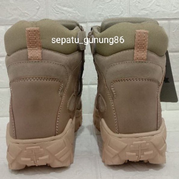 SEPATU TACTICAL BOOTS PRIA/WANITA,SEPATU GUNUNG SAFETY UJUNG BESI TINGGI 6INC