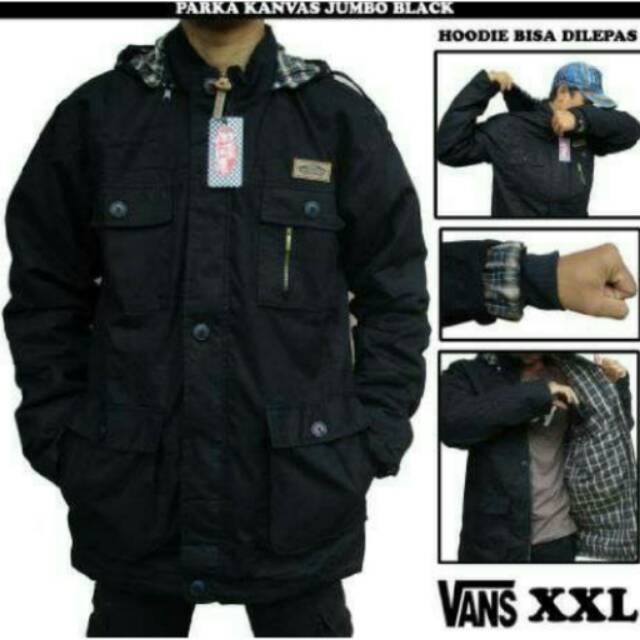 Jaket Parka Jumbo XXL  Unisex Pria Wanita