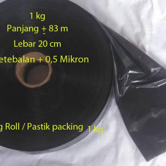 

SUPER HOT Polybag Roll Plastik Packing lebar 20 cm 1 kg