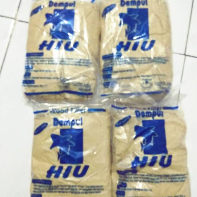 Dempul hiu dempul kayu  coklat muda cream kekuningan woodfiller jati belanda waterbase