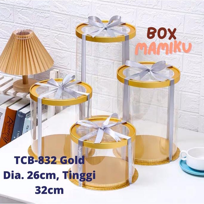 

[COD] Tabung Kotak Kue Mika Cake Box Diameter 26cm Tinggi 31cm Hadiah Bunga [COD]