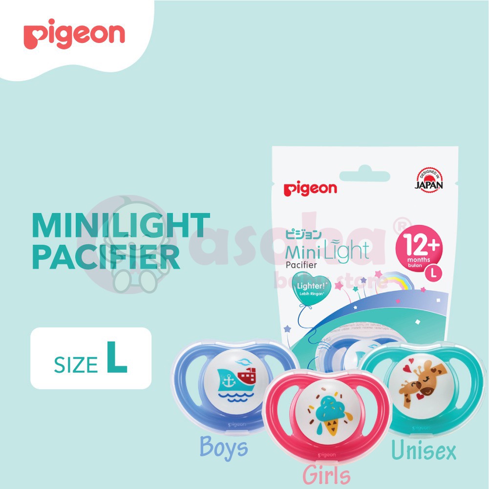 Pigeon Empeng Bayi Minilight Pacifier Size L ASOKA