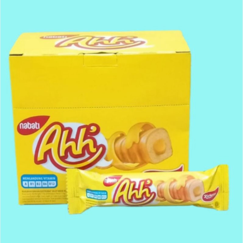 BOX - Nabati Ahh Richeese Richoco 5g Isi 20 Varian Baru Rasa Coklat Keju Korean Goguma Ubi