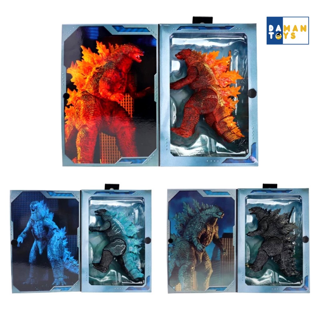 Action Figure Godzilla King Of Monster Neca Godzilla Atomic Blast Godzila vs Kong Mainan Godzilla