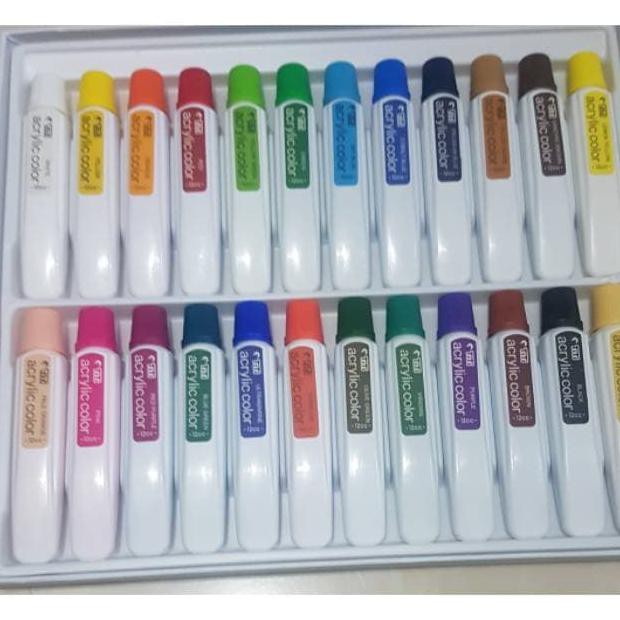 

Sale! Cat Akrilik Titi 24 Warna Cat Acrylic Waterbase Termurah