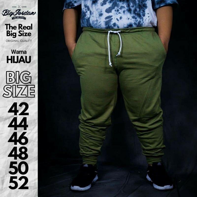 Clana jogger big size original big jordan (ready size 42, 44, 46, 48, 50, 52)