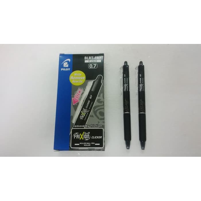 

JUAL BALLPOINT PILOT FRIXION CLICKER 0,7 ERASABLE PEN - HITAM
