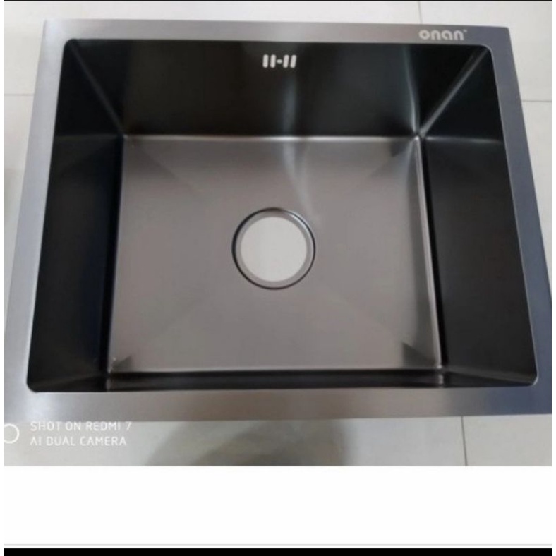 kitchen sink onan 5040 hitam Undermount sink Undermount hitam 5040