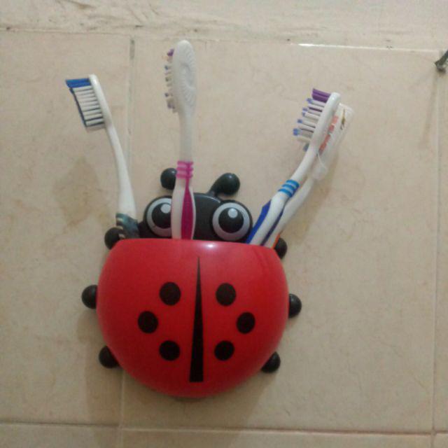 Tempat Odol Sikat Gigi Ladybug/holder Kumbang