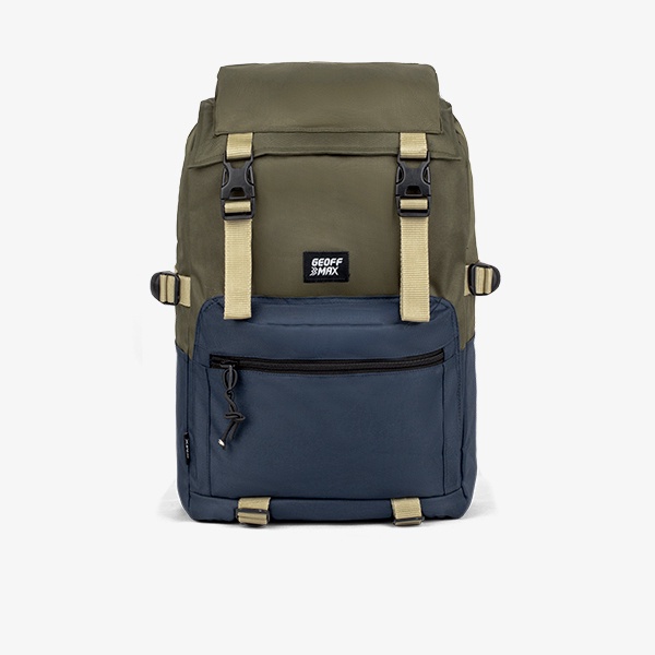 Geoff Max - Almost Dark Olive Navy | Tas Punggung | Backpack Ransel Pria | Tas Backpack Sekolah Kuli