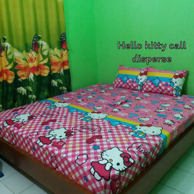 Sprei hellokittycall 120X200/ Sprei Homemade 120x200/ Sprei Murahh Berkualitas.