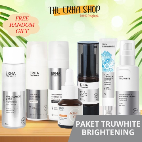 ERHA TRUWHITE | PAKET HEMAT ERHA TRUWHITE   | SKINCARE MENCERAHKAN | TRUWHITE VIT C SERUM | TRUWHITE