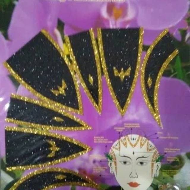 Paes jogja // Paes tempel // Aksesoris jidat adat jogja // Stiker paes tempel