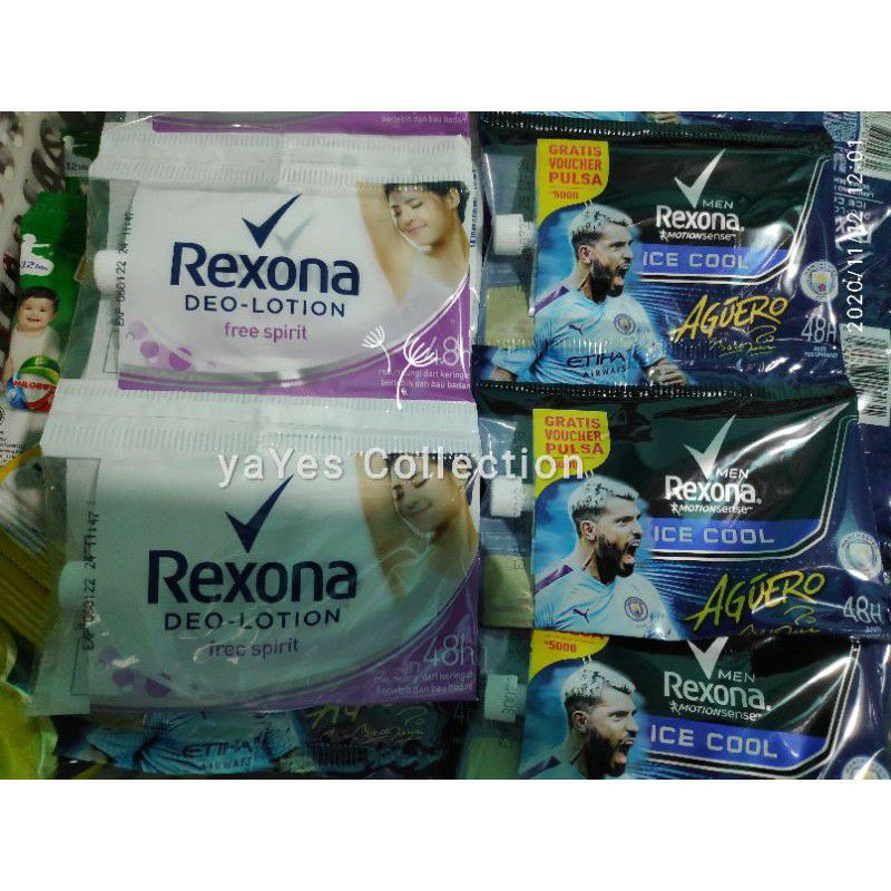 COD Rexona Deo Lotion Cewek (Free Spirit) dan Cowok (Ice Cool)