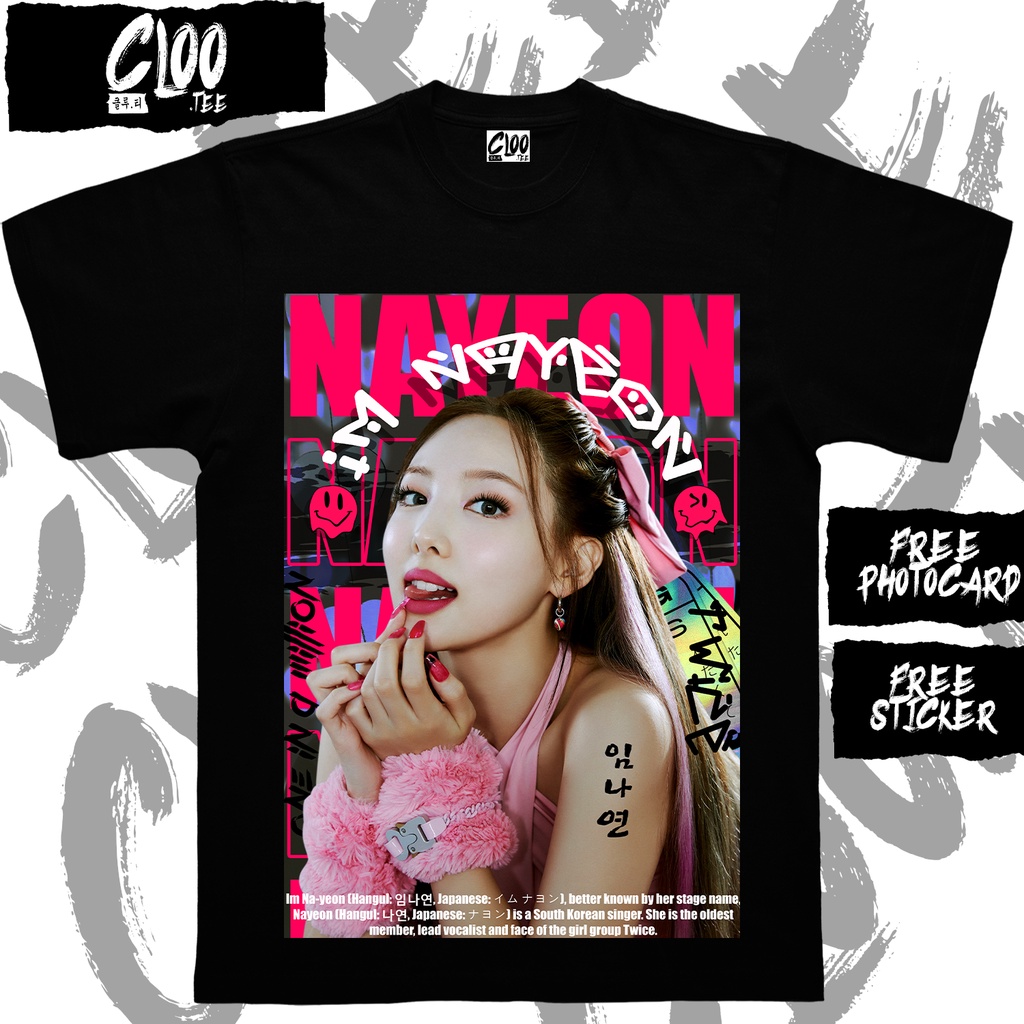 KAOS KPOP NAYEON TWICE / VER.2 / CLOO.TEE /