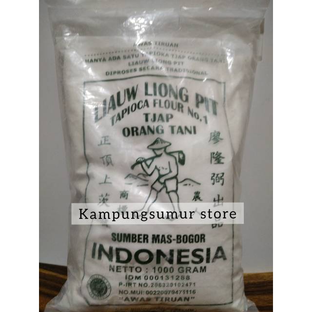 

Tepung Tapioka / tepung Sagu Liauw Liong Pit 1 kg
