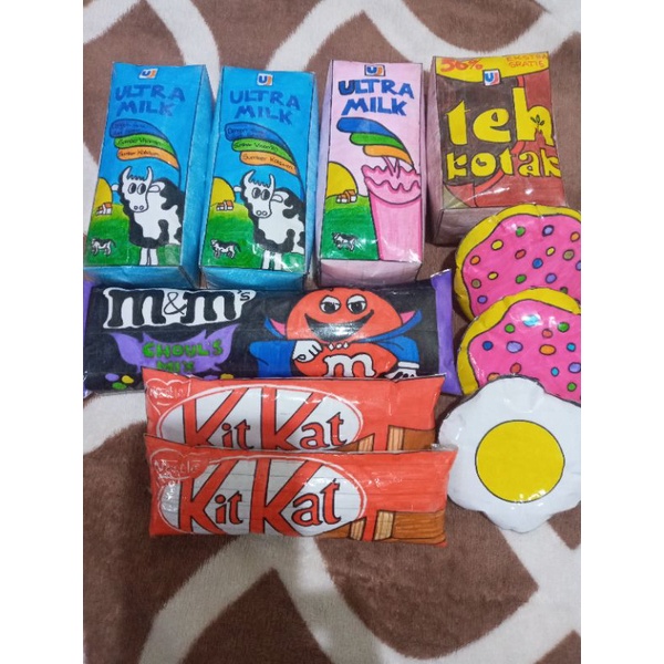 PAPER SQUISHY KERTAS VIRAL HOMEMADE NEW squishy homemade murah (print)