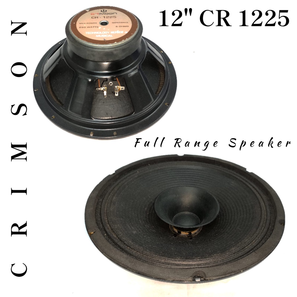 Speaker Crimson CR-1225 12 inchi Fullrange 250 WATT