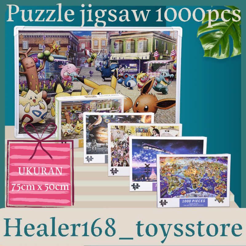 Promo PUZZLE JIGSAW 1000PCS / JIGSAW PUZZLE 1000PCS / PUZZLE 1000PCS / PUZZLE DIY 1000PCS / MAINAN