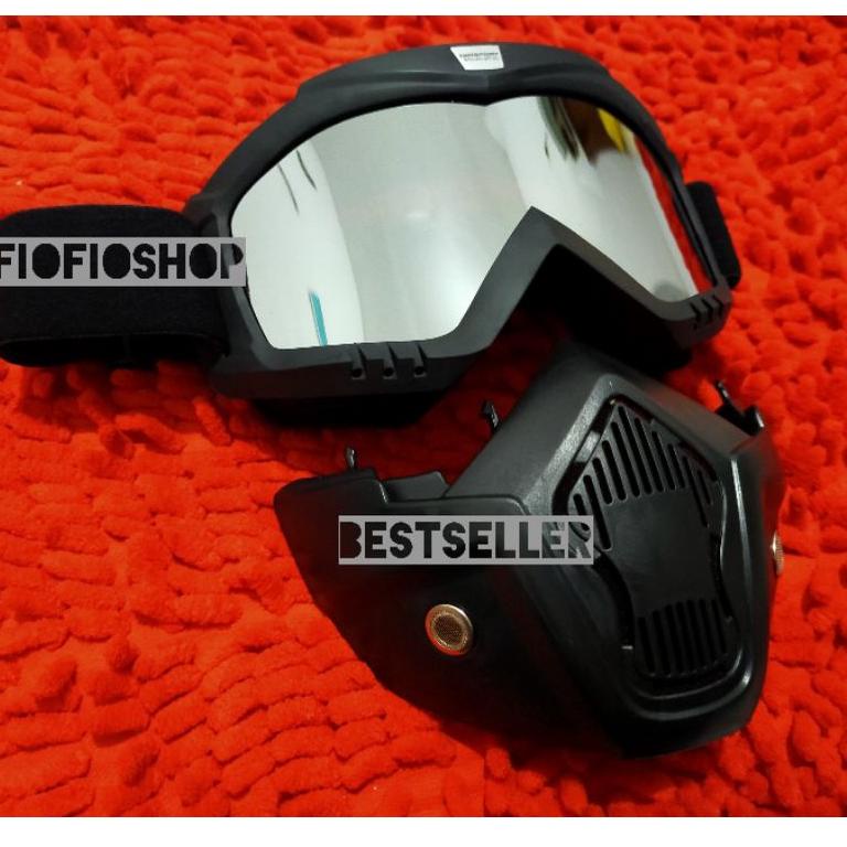 [KODE PRODUK 6FLKU4147] KACAMATA GOGGLE MASK/GOGLE GOOGLE MASKER HELM RETRO HELM CARGLOSS BOGO/KACAM